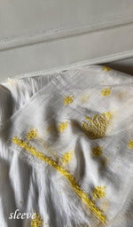 Load image into Gallery viewer, Women's Lakhnavi Handcrafted Mul Chanderi Unstitched Kurta And Dupatta Set- HONC0368975