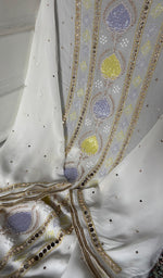 将图像加载到图库查看器中， Women's Lucknowi Handcrafted Viscose Georgette Unstitched Chikankari Kurta and Dupatta Set- HONC0329580