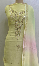 Load image into Gallery viewer, Women&#39;s Lakhnavi Handcrafted Mul Chanderi Kurta And Dupatta Set- HONC0132797

