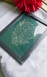 将图像加载到图库查看器中， Elegant Handcrafted Chikankari Wall Frame – HONC0269430
