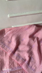 Load image into Gallery viewer, Women's Lakhnavi Handcrafted Mul Chanderi Unstitched Chikankari Full Suit - HONC0354708