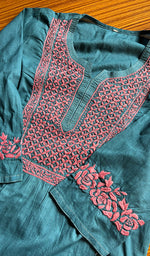 Load image into Gallery viewer, Women&#39;s Lucknowi Handcrafted Cotton Chikankari Kurti - HONC0298715
