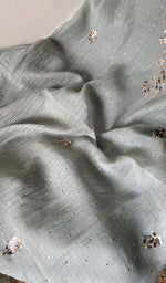 Load image into Gallery viewer, Women&#39;s Lakhnavi Handcrafted Unstitched  Mul Chanderi Kurta And Dupatta Set - HONC0271158
