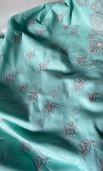Load image into Gallery viewer, Women&#39;s Lakhnavi Handcrafted Unstitched Cotton Chikankari Suit Material - HONC0316588
