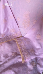 Load image into Gallery viewer, Hiba Women's Lakhnavi Handcrafted Semi- stitched Cotton Chikankari Suit Material - HONC0348830
