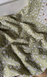 将图像加载到图库查看器中， Mehr Women&#39;s Lakhnavi Handcrafted Maheshwari Mul Chanderi Kurta And Dupatta Set - HONC0285404
