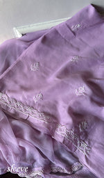 将图像加载到图库查看器中， Women's Lakhnavi Handcrafted Cotton Unstitched Chikankari Suit Material - HONC0374499