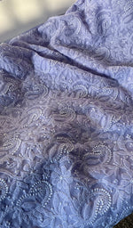Load image into Gallery viewer, Women&#39;s Lakhnavi Handcrafted Unstitched Cotton Chikankari Suit Material - HONC0294089
