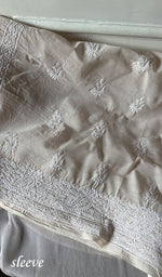 Load image into Gallery viewer, Women's Lakhnavi Handcrafted Unstitched Cotton Chikankari Suit Material - HONC0348581