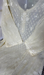 Load image into Gallery viewer, Women's Lakhnavi Handcrafted Mul Chanderi Semi - Stitchd Kurta And Dupatta Set - HONC0322125