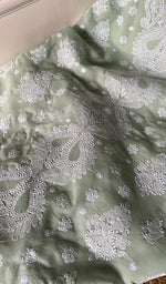 Load image into Gallery viewer, Women&#39;s Lakhnavi Handcrafted Unstitched Cotton Chikankari Suit Material - HONC0291823

