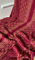 Load image into Gallery viewer, Lucknowi Handcrafted Pure Silk Georgette Chikankari Unstitched Men&#39;s Kurta Fabric - HONC0172044
