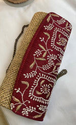 将图像加载到图库查看器中， Chikankari Clutch Bag - HONC0310078
