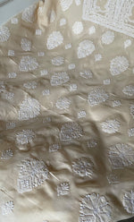 Load image into Gallery viewer, Women&#39;s Lakhnavi Handcrafted Unstitched Cotton Chikankari Suit Material - HONC0317401
