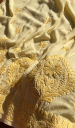 Load image into Gallery viewer, Women&#39;s Lucknowi Handcrafted  Modal  Cotton Chikankari Kurti - NC025159
