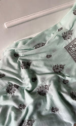 Load image into Gallery viewer, Women&#39;s Lakhnavi Handcrafted Cotton Chikankari Kurta And Kurta Dupatta Set - HONC0245292
