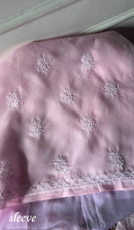 Load image into Gallery viewer, Women's Lakhnavi Handcrafted Cotton Unstitched Chikankari Suit Material - HONC0374503