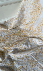 Load image into Gallery viewer, Women&#39;s Lakhnavi Handcrafted Cotton Chikankari Unstitched Kurti Fabric - HONC0318058
