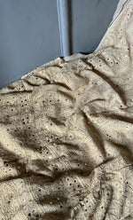 将图像加载到图库查看器中， Women&#39;s Lucknowi Handcrafted Viscose Georgette Semi - Stitched Chikankari Anarkali Full suit  - HONC0311032
