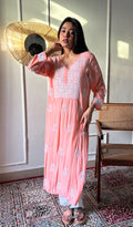 Rupam Women's Lucknowi Handcrafted Modal Cotton Chikankari Kurti - HONC0211900