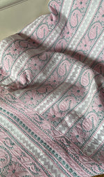 Load image into Gallery viewer, Women&#39;s Lakhnavi Handcrafted Unstitched Cotton Chikankari Suit Material - HONC0291805
