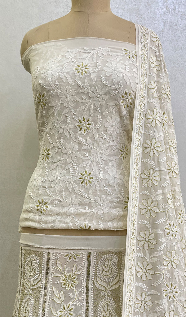 Dolly J yellow chikankari lehenga – Kuro Clothing India