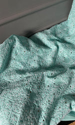 Load image into Gallery viewer, Women&#39;s Lakhnavi Handcrafted Unstitched Cotton Chikankari Suit Material - HONC0264456
