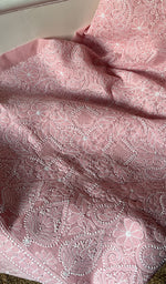 Load image into Gallery viewer, Alayna Women&#39;s Lakhnavi Handcrafted Unstitched Cotton Chikankari Suit Material - HONC0294559
