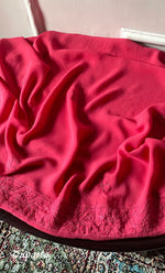 Load image into Gallery viewer, Women&#39;s Lakhnavi Handcrafted Viscose Georgette Chikankari Full Suit Material - HONC0299911
