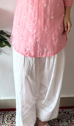 Women's Lucknowi Handcrafted Cotton Chikankari Farshi Salwar - HONC0383621