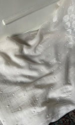 将图像加载到图库查看器中， Jazba Women's Lakhnavi Handcrafted Mul Chanderi Unstitched Kurta And Dupatta Set- HONC0332777