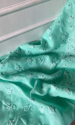 Load image into Gallery viewer, Women&#39;s Lakhnavi Handcrafted Unstitched Cotton Chikankari Suit Material - HONC0316589
