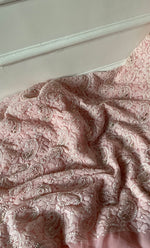 Load image into Gallery viewer, Women&#39;s Lakhnavi Handcrafted Unstitched Faux-Georgette Chikankari Suit Material - HONC0291829
