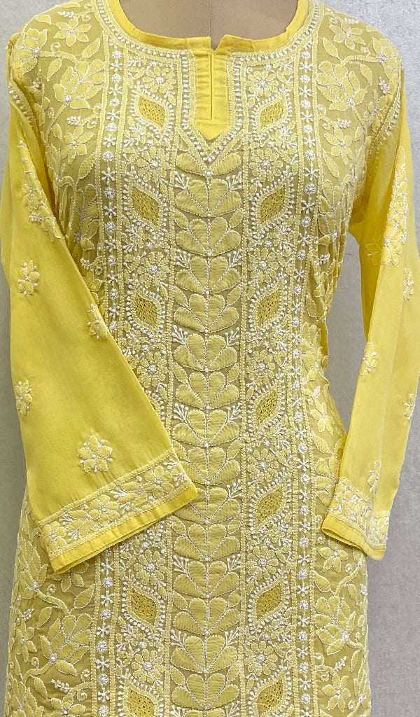 Women's Lucknowi Handcrafted Cotton Chikankari Top -HONC0165286