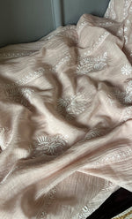Load image into Gallery viewer, Women&#39;s Lakhnavi Handcrafted Mul Chanderi Semi - Stitched Anarkali And Dupatta Set - HONC0304465
