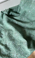 Load image into Gallery viewer, Women's Lakhnavi Handcrafted Mul Chanderi Unstitched Kurta And Dupatta Set- HONC0302259