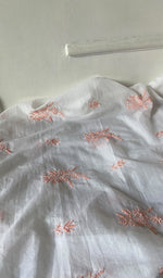 Load image into Gallery viewer, Women's Lakhnavi Handcrafted Mul Chanderi Unstitched Kurta And Dupatta Set - HONC0317073