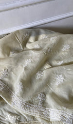 Load image into Gallery viewer, Women's Lakhnavi Handcrafted Cotton Unstitched Chikankari Suit Material - HONC0365125
