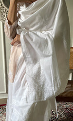 将图像加载到图库查看器中， Women's Lucknowi Handcrafted Cotton Chikankari Dupatta - HONC0169830
