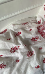 Load image into Gallery viewer, Women&#39;s Lakhnavi Handcrafted Mul Chanderi Unstitched Kurta And Dupatta Set - HONC0311225
