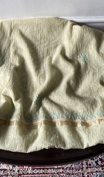 Load image into Gallery viewer, Women's Lakhnavi Handcrafted Mul Chanderi Unstitched Chikankari Full Suit Material - HONC0369243