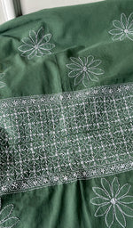 Load image into Gallery viewer, Women&#39;s Lakhnavi Handcrafted Cotton Chikankari Suit Material - HONC275057
