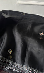 Load image into Gallery viewer, Women's Lakhnavi Handcrafted Pure Organza Chikankari Unstitched Kurta And Dupatta Set- HONC0335375