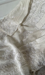 Load image into Gallery viewer, Women&#39;s Lakhnavi Handcrafted Mul Chanderi Semi - Stitched Kurta And Dupatta Set - HONC0270056
