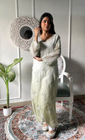 Ridhi Women's Lucknowi Handcrafted Mul Chanderi  Chikankari Kurti - HONC0329121