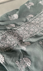 Load image into Gallery viewer, Women&#39;s Lakhnavi Handcrafted Cotton Chikankari Kurta And Kurta Dupatta Set - HONC0306647

