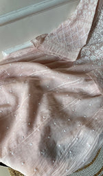 将图像加载到图库查看器中， Maira Women&#39;s Lakhnavi Handcrafted Mul Chanderi Semi - Stitched Anarkali And Dupatta Set - HONC0298068
