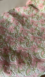 Load image into Gallery viewer, Women&#39;s Lakhnavi Handcrafted Cotton Chikankari Suit Material - HONC0291773

