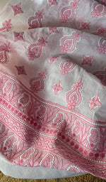 Load image into Gallery viewer, Women&#39;s Lakhnavi Handcrafted Cotton Chikankari Suit Material - HONC0291827
