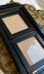 将图像加载到图库查看器中， Chikankari Tray with Two Coasters - HONC0254743

